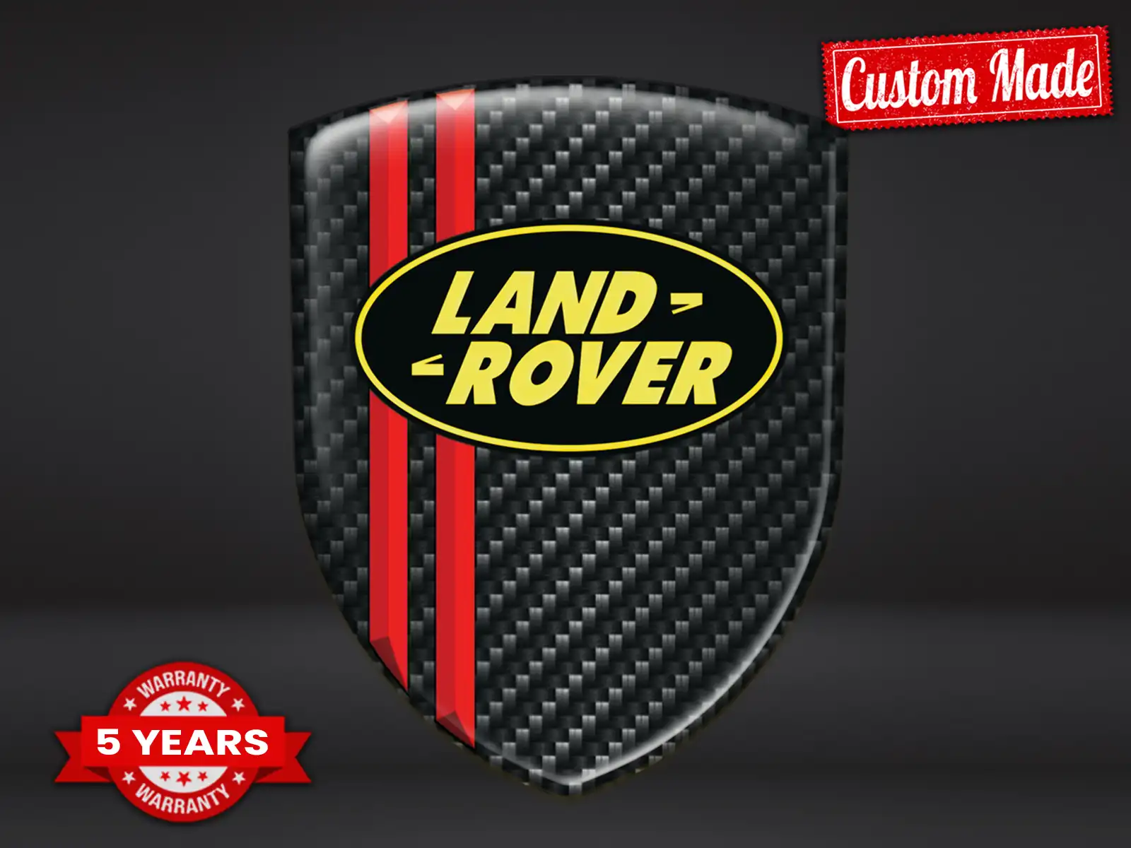 Land Rover Wasserfester Aufkleber Stern Design Anpassbar